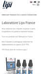Mobile Screenshot of lipsfrance.com